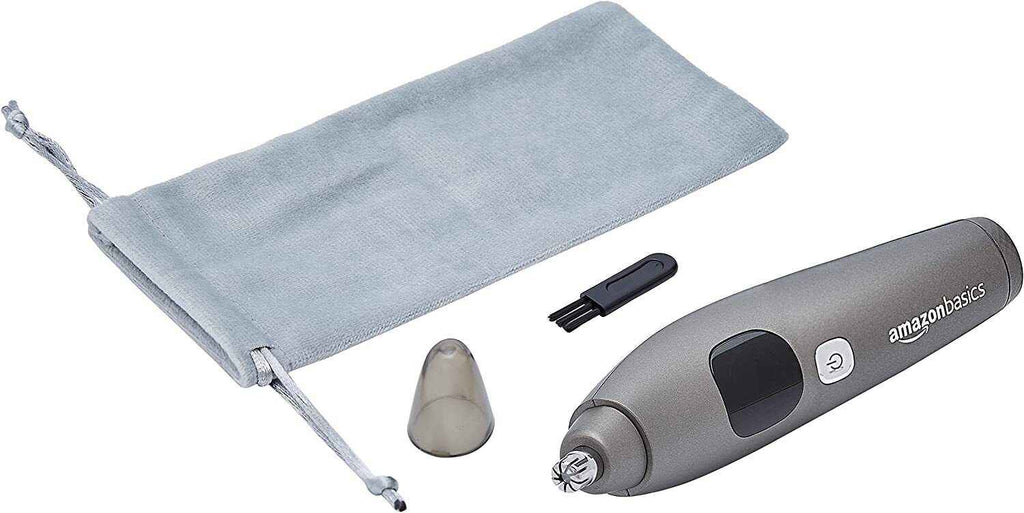 Portable Electric Nose Ear Hair Trimmer Electric Clipper Dual Spinning Blade