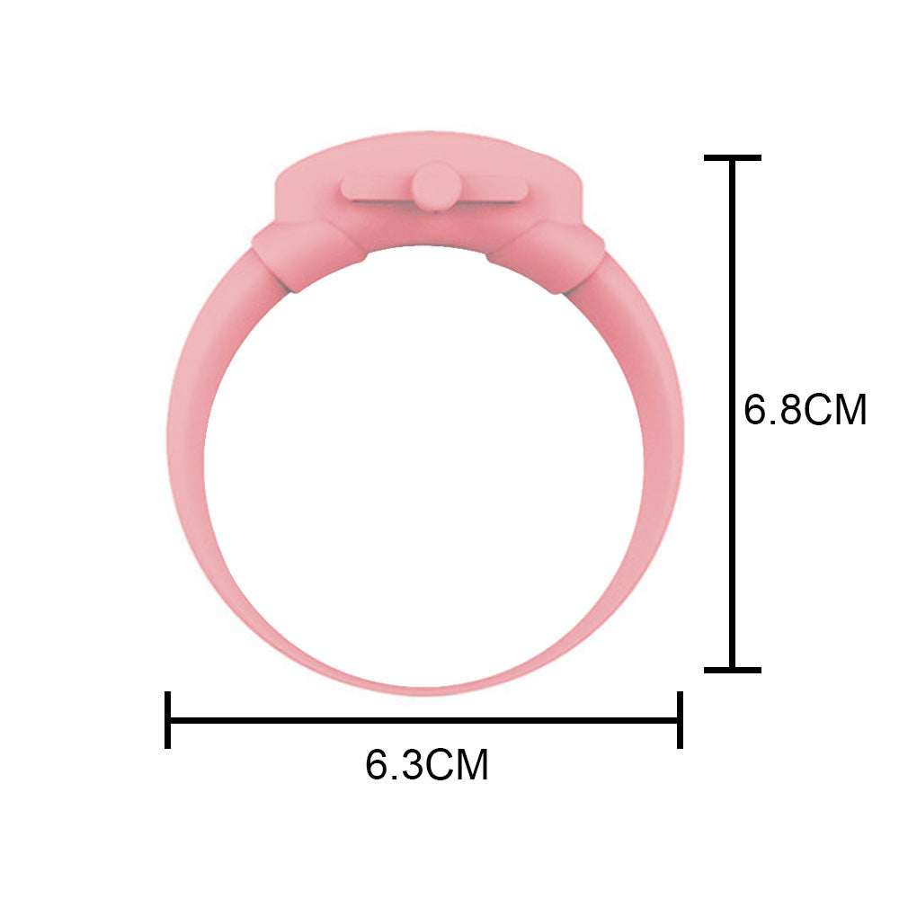 Portable Hand Sanitizer Disinfectant  Bracelet Wearable Hand Wash Gel Dispenser