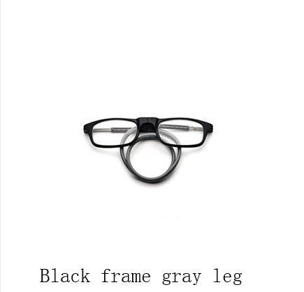 Portable Magnetic Absorption Hang Neck Reading Glasses Men Magnet Reading Glasses Women Diopter Glasses