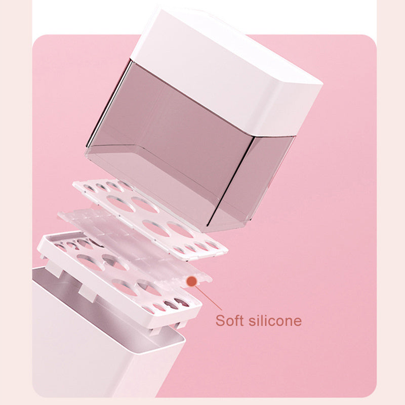 Inverted Makeup Brush Storage Bucket Dressing Table Eyeliner Powder Brush Eyebrow Pencil Lipstick Storage Box