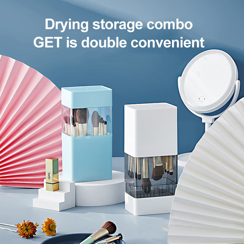 Inverted Makeup Brush Storage Bucket Dressing Table Eyeliner Powder Brush Eyebrow Pencil Lipstick Storage Box