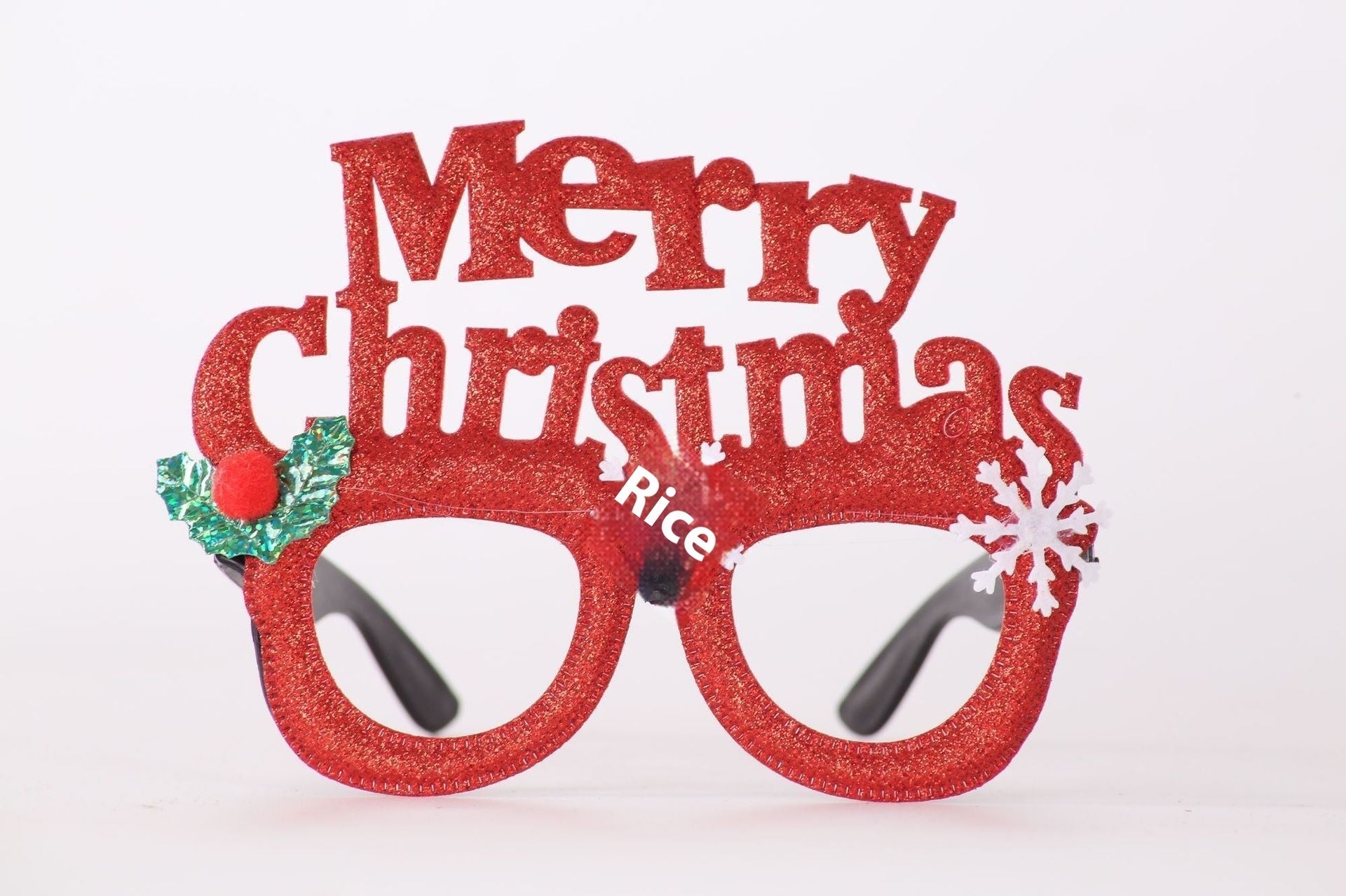 2025Golden Glasses Christmas Day Party Decoration