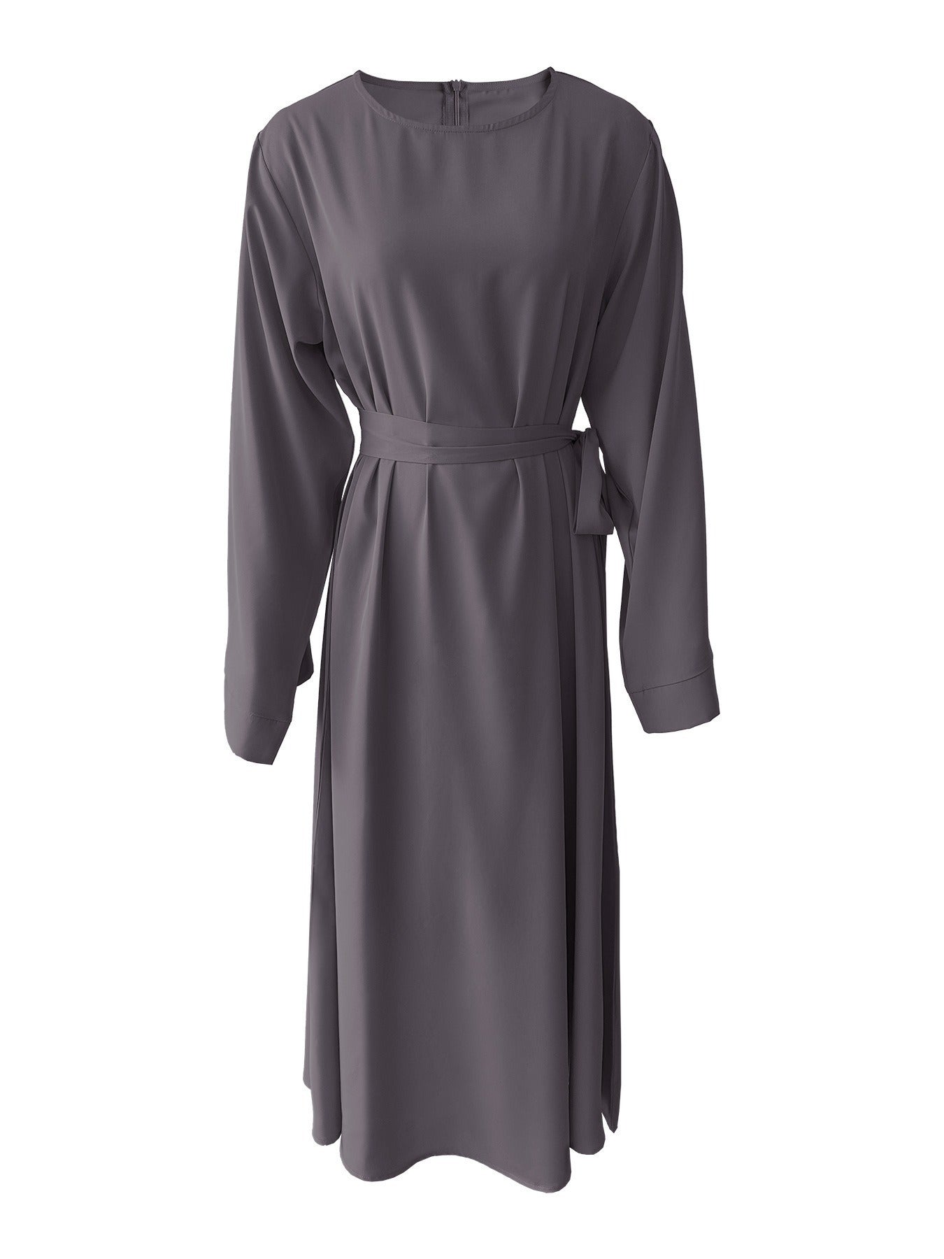 Plus Size Lace Up Muslim Women's Dress