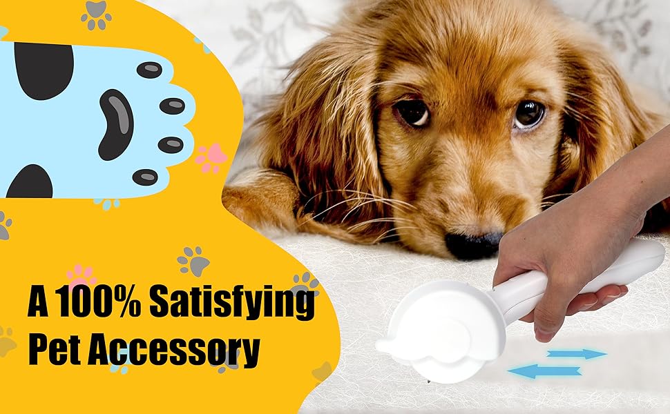 Pet Hair Lint Roller – Reusable, Removes Even the Invisible Dog & Cat Fur