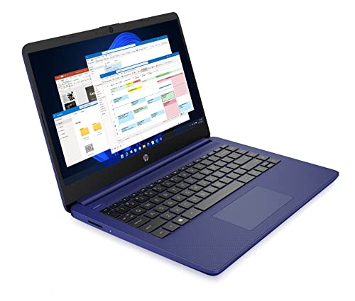 HP Stream 14" Laptop | Intel N4120 Processor | 4 GB RAM | 128 GB SSD | Intel UHD Graphics | HD Display | Dual Speakers | Microsoft 365 Personal 12 month included | Win 11 | Indigo Blue | 14s-dq0033sa