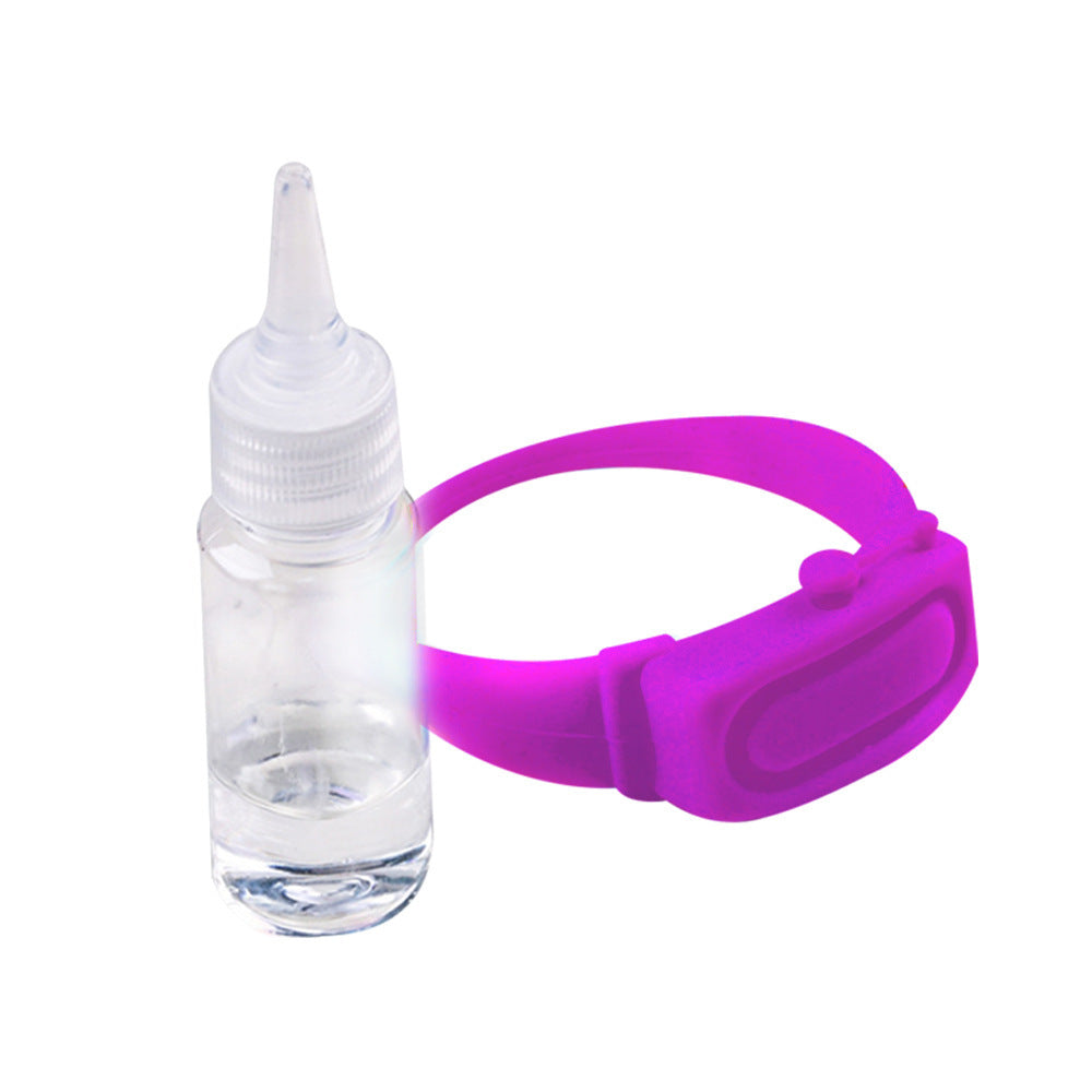 Portable Hand Sanitizer Disinfectant  Bracelet Wearable Hand Wash Gel Dispenser