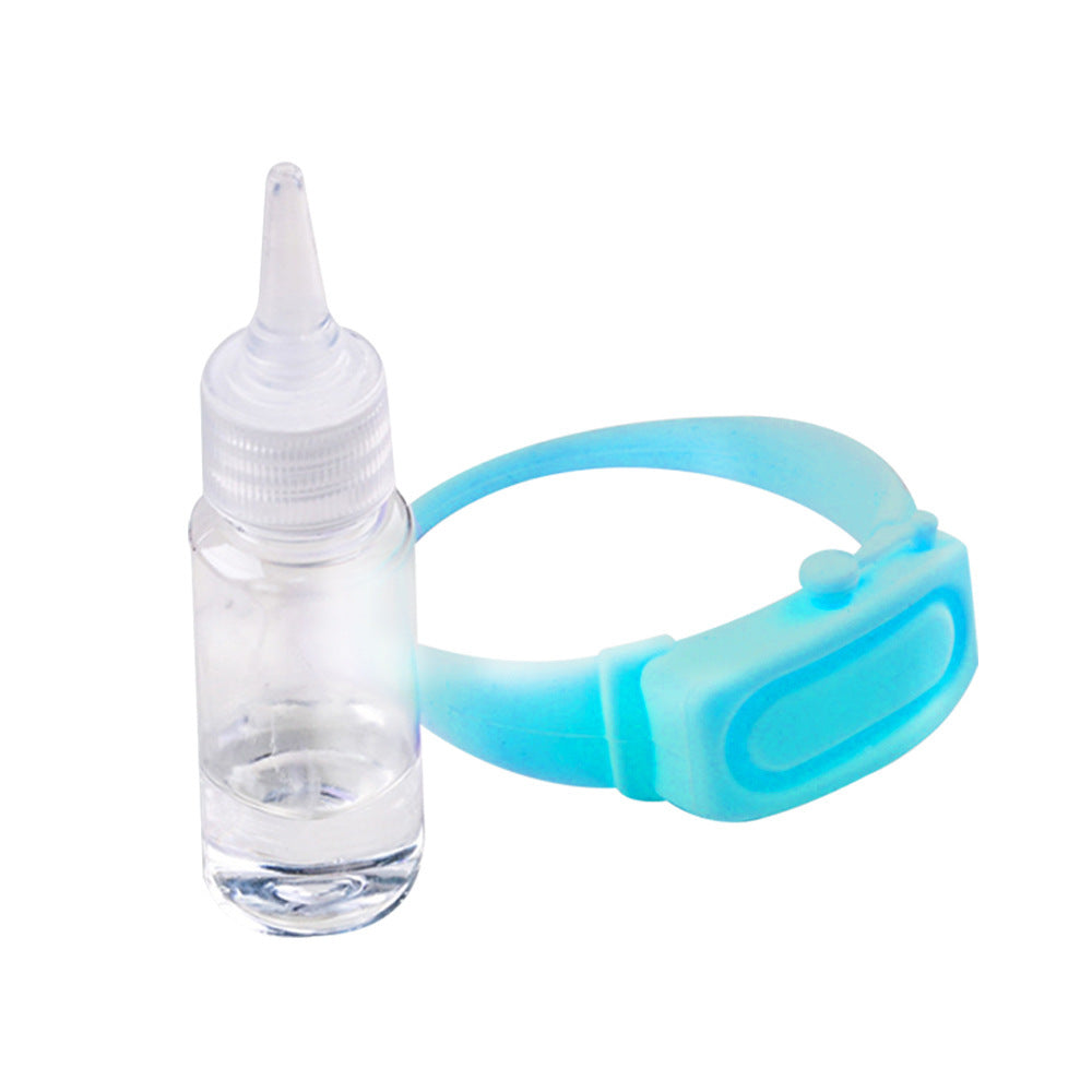 Portable Hand Sanitizer Disinfectant  Bracelet Wearable Hand Wash Gel Dispenser