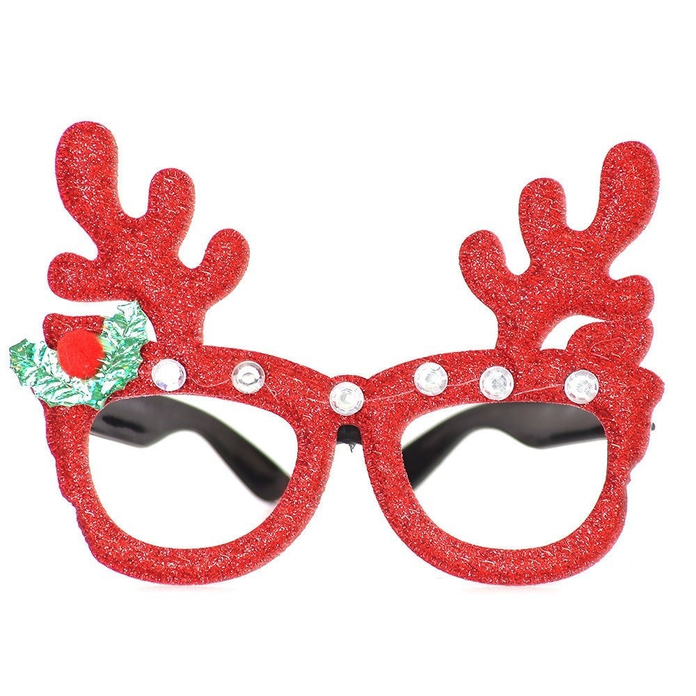 2025Golden Glasses Christmas Day Party Decoration