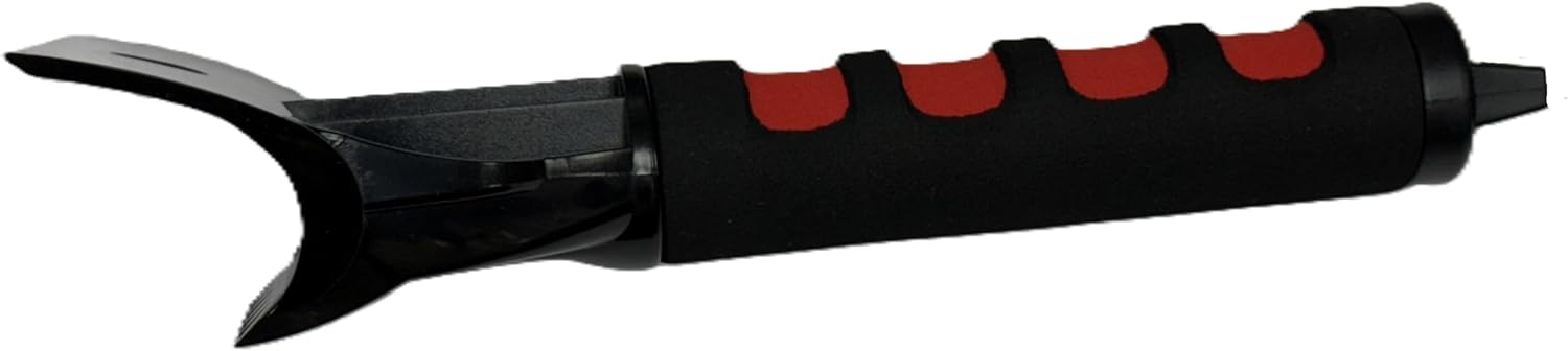 Premium Car Ice Scraper 2 In 1 Head For Clearing Ice & Snow A Winter Essential