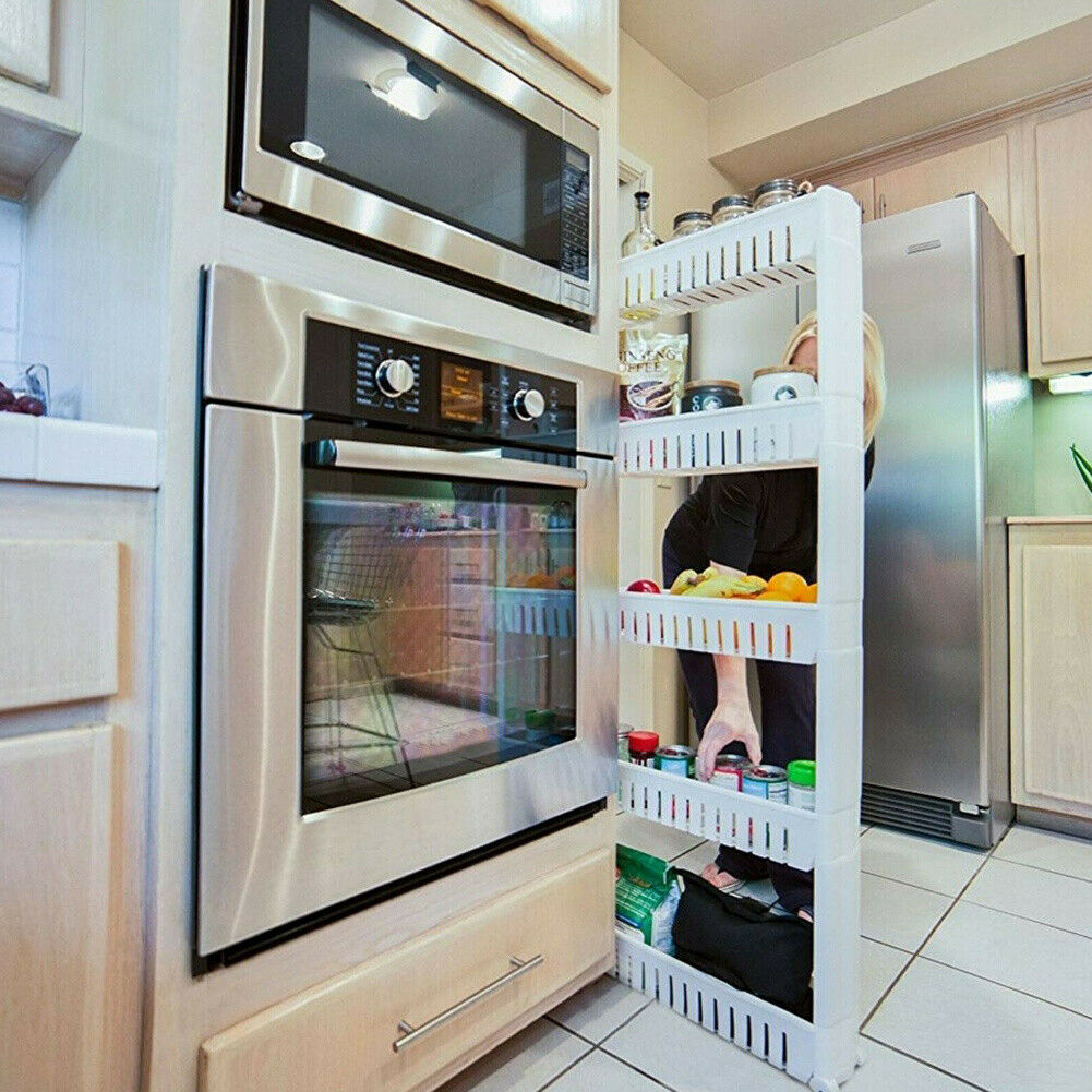 5 Tier Kitchen Trolley Rack Storage Organiser