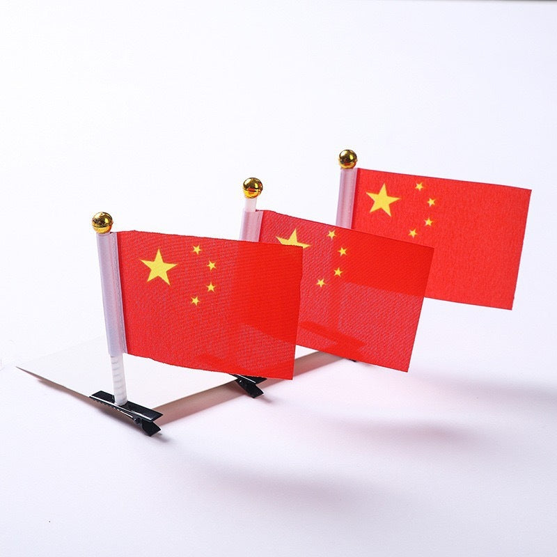 Five Star Red Flag Hair Clip, National Flag Hair Clip And Headband