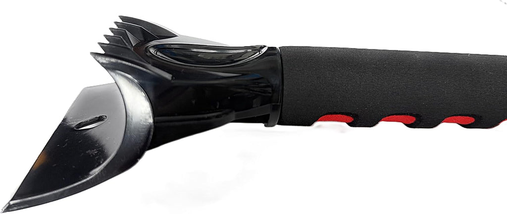 Premium Car Ice Scraper 2 In 1 Head For Clearing Ice & Snow A Winter Essential