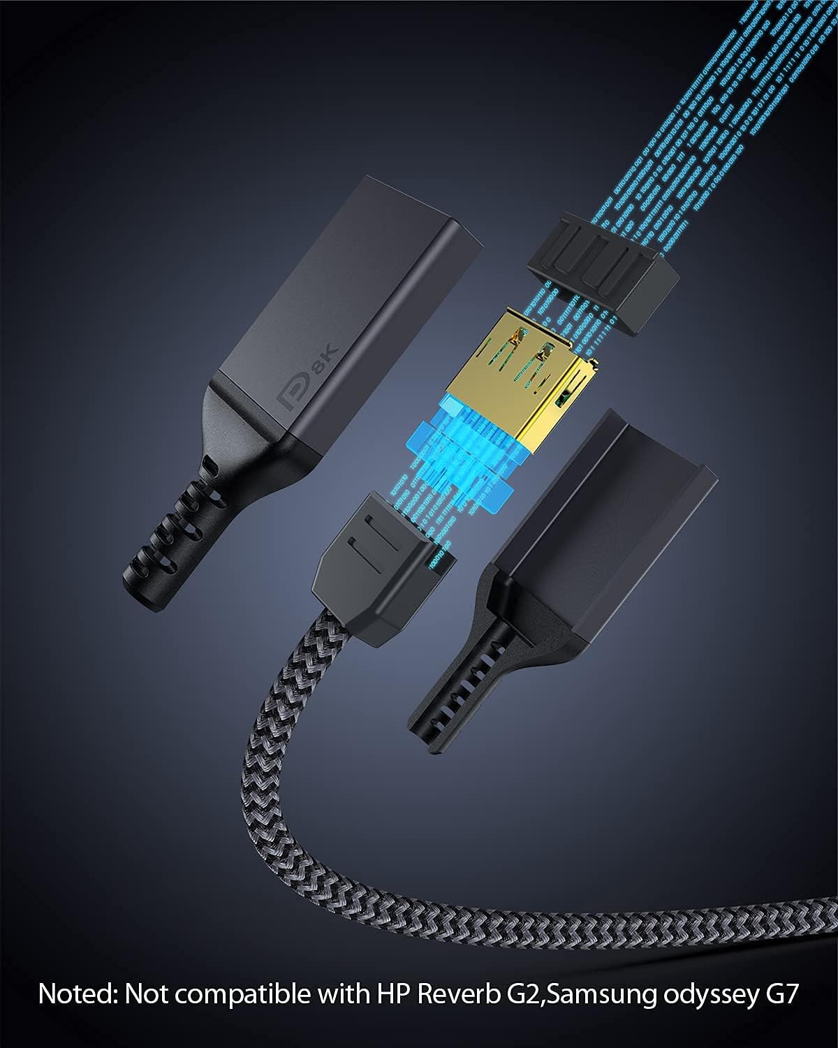 USB C to DisplayPort Adapter 8K@60Hz Thunderbolt 3 to DP Adapter HBR3 Mac & Win