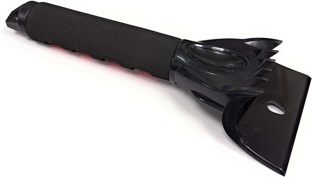 Premium Car Ice Scraper 2 In 1 Head For Clearing Ice & Snow A Winter Essential