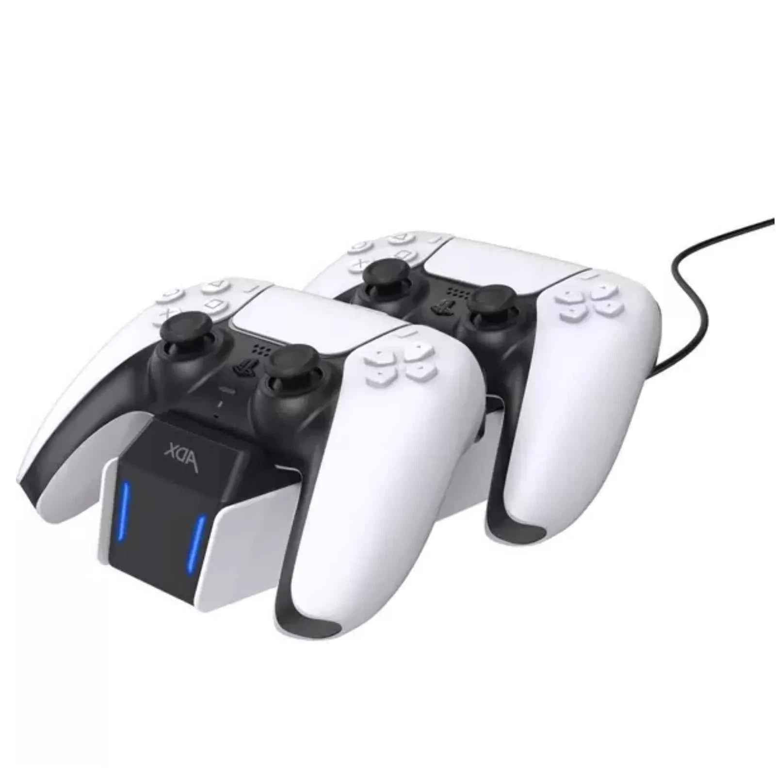 PS5 Dual Controller Charging Station For Dual Sense Controllers White Black