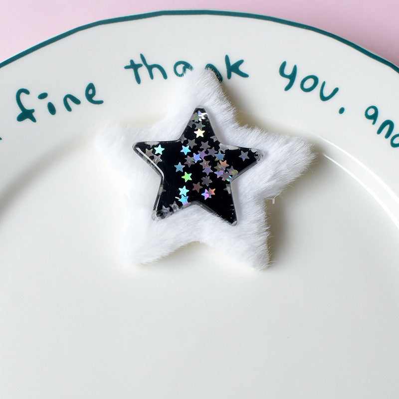Cute Plush Star Charm - Decorative Accessories for Hair, Shoes & Phone Cases
