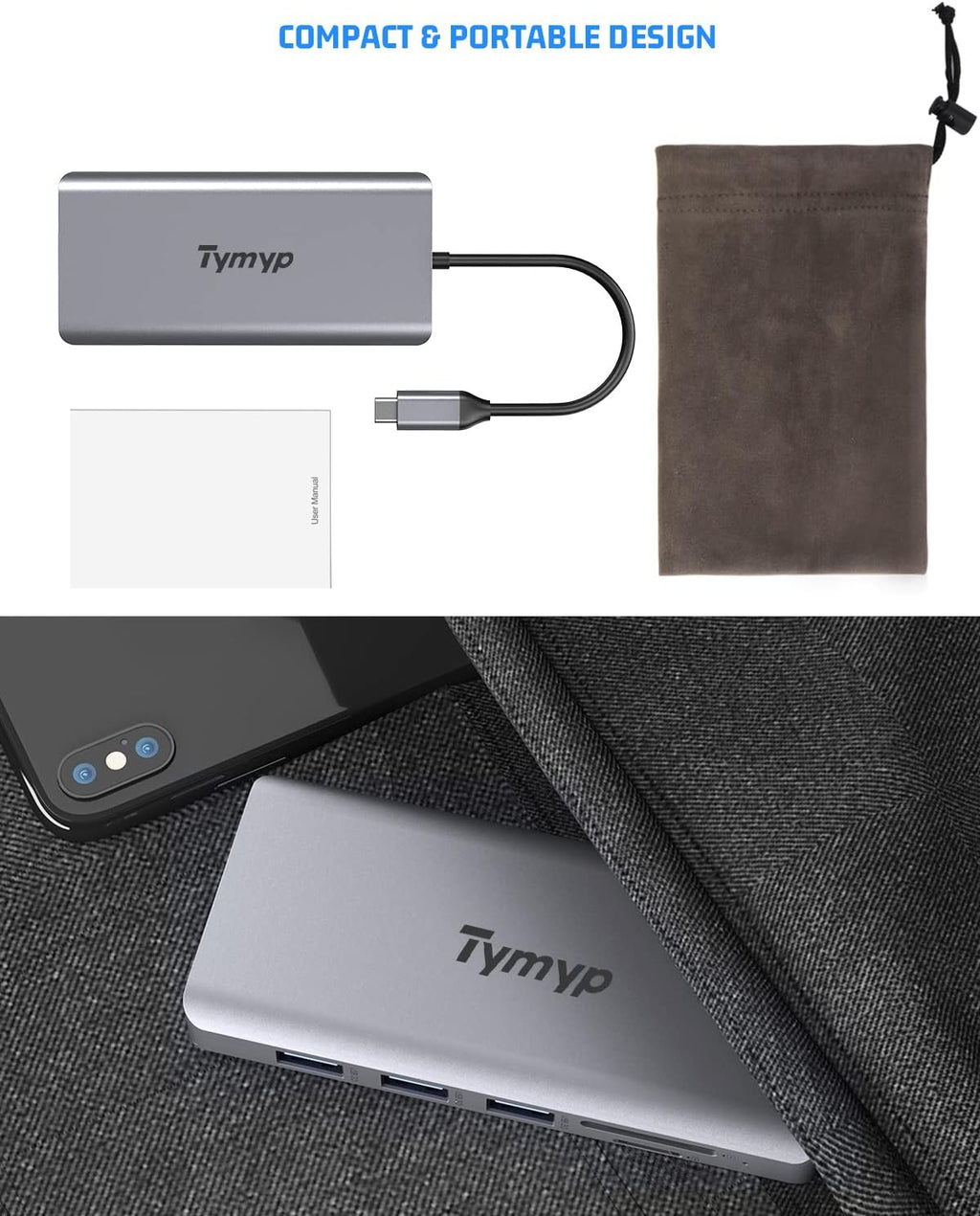 USB C Docking Station 12 in 1 Hub Triple Display Laptop Dock With HDMI USB VGA