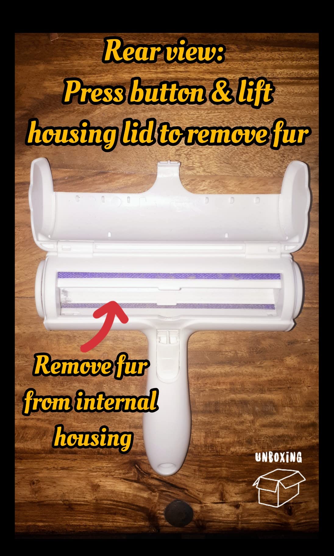 Pet Hair Lint Roller – Reusable, Removes Even the Invisible Dog & Cat Fur