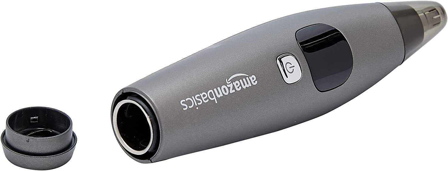 Portable Electric Nose Ear Hair Trimmer Electric Clipper Dual Spinning Blade