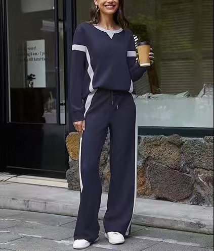 Casual Thin Korean Style Loose Student Fashion Sportswear Comfortable Two-piece Suit