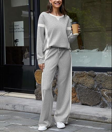 Casual Thin Korean Style Loose Student Fashion Sportswear Comfortable Two-piece Suit