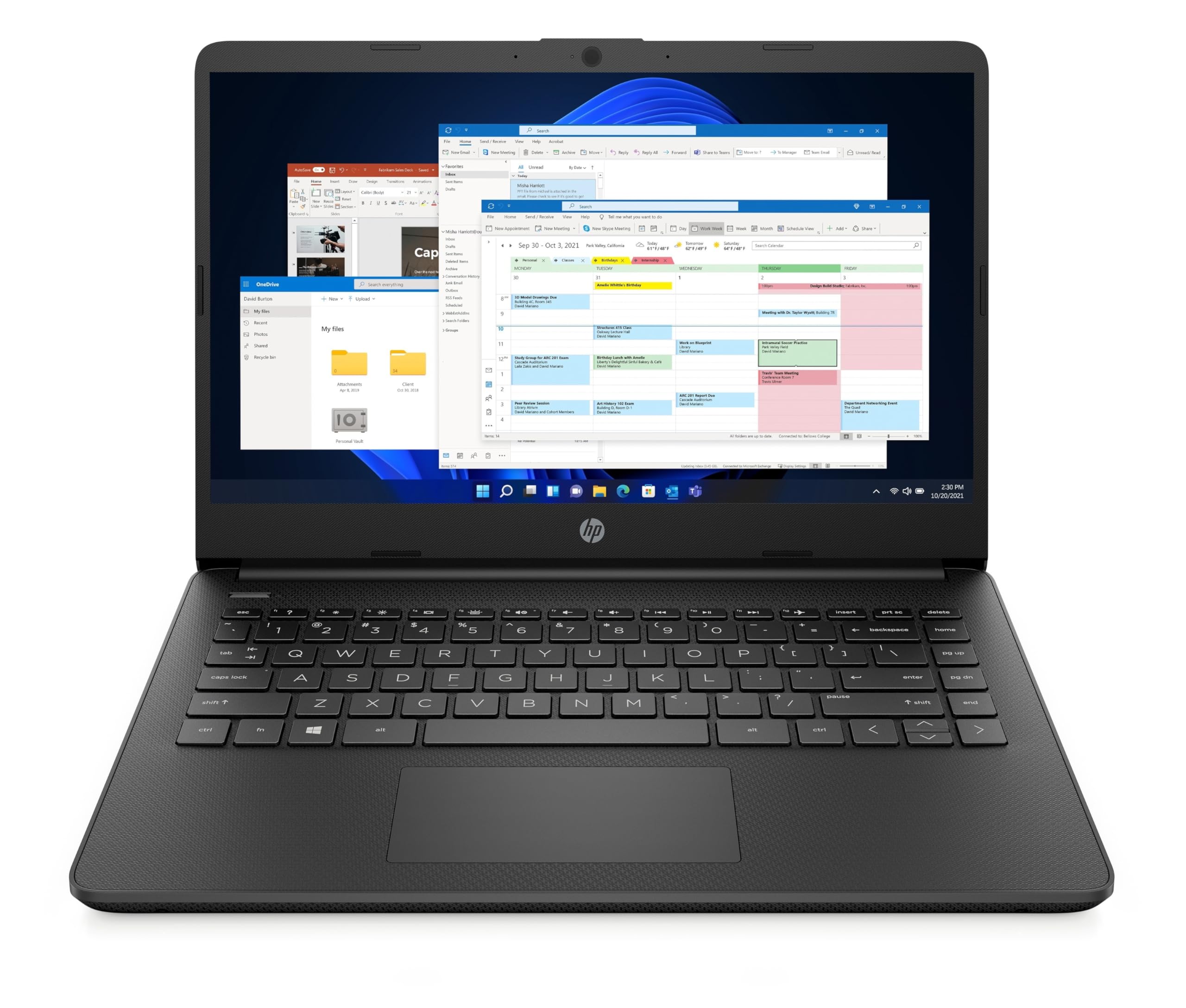 HP Stream 14" Laptop | Intel N4120 Processor | 4 GB RAM | 128 GB SSD | Intel UHD Graphics | HD Display | Dual Speakers | Microsoft 365 Personal 12 month included | Win 11 | Indigo Blue | 14s-dq0033sa