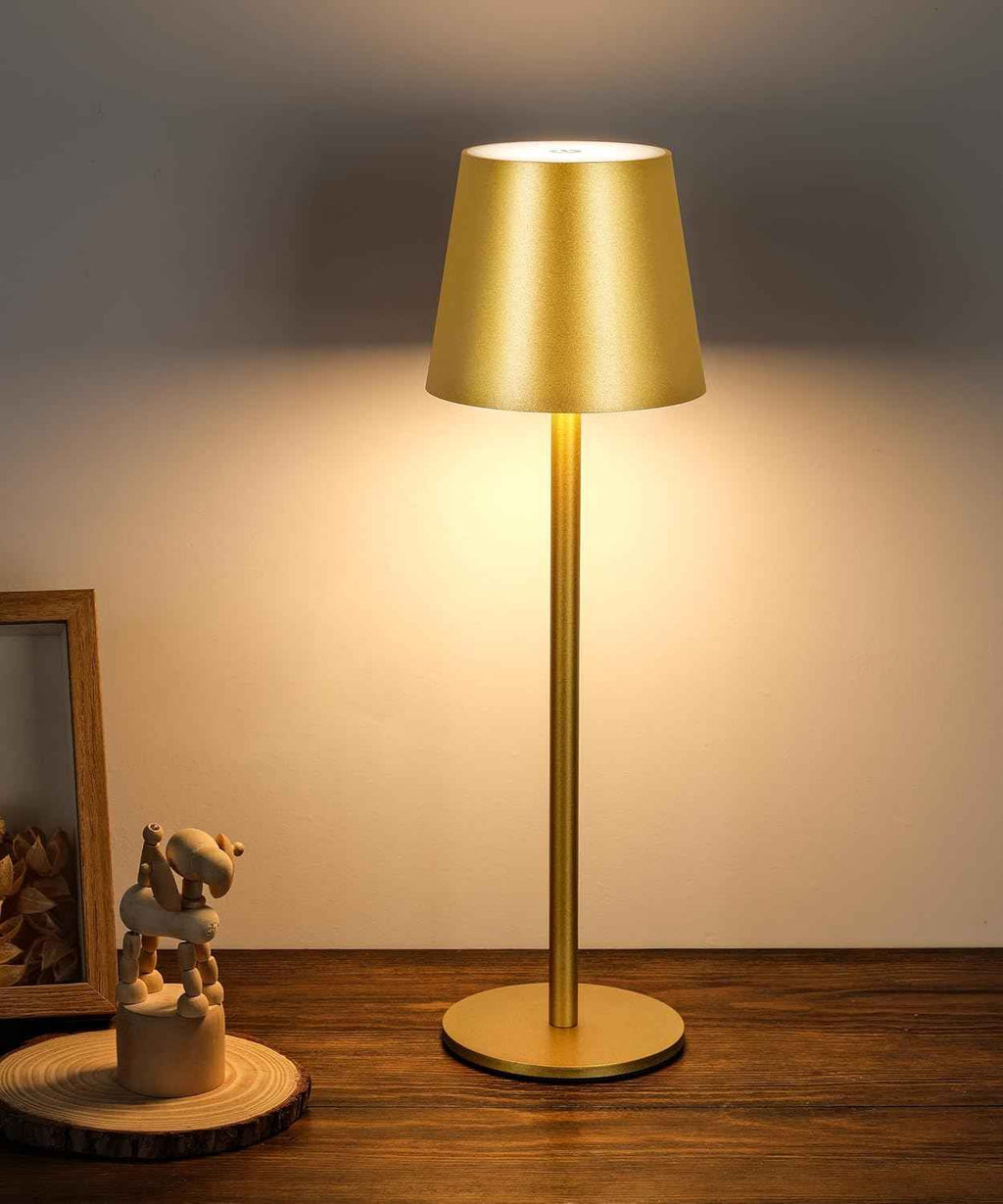 Cordless LED Table Lamp Rechargeable Light IP54 Touch Dimmable Various Colours
