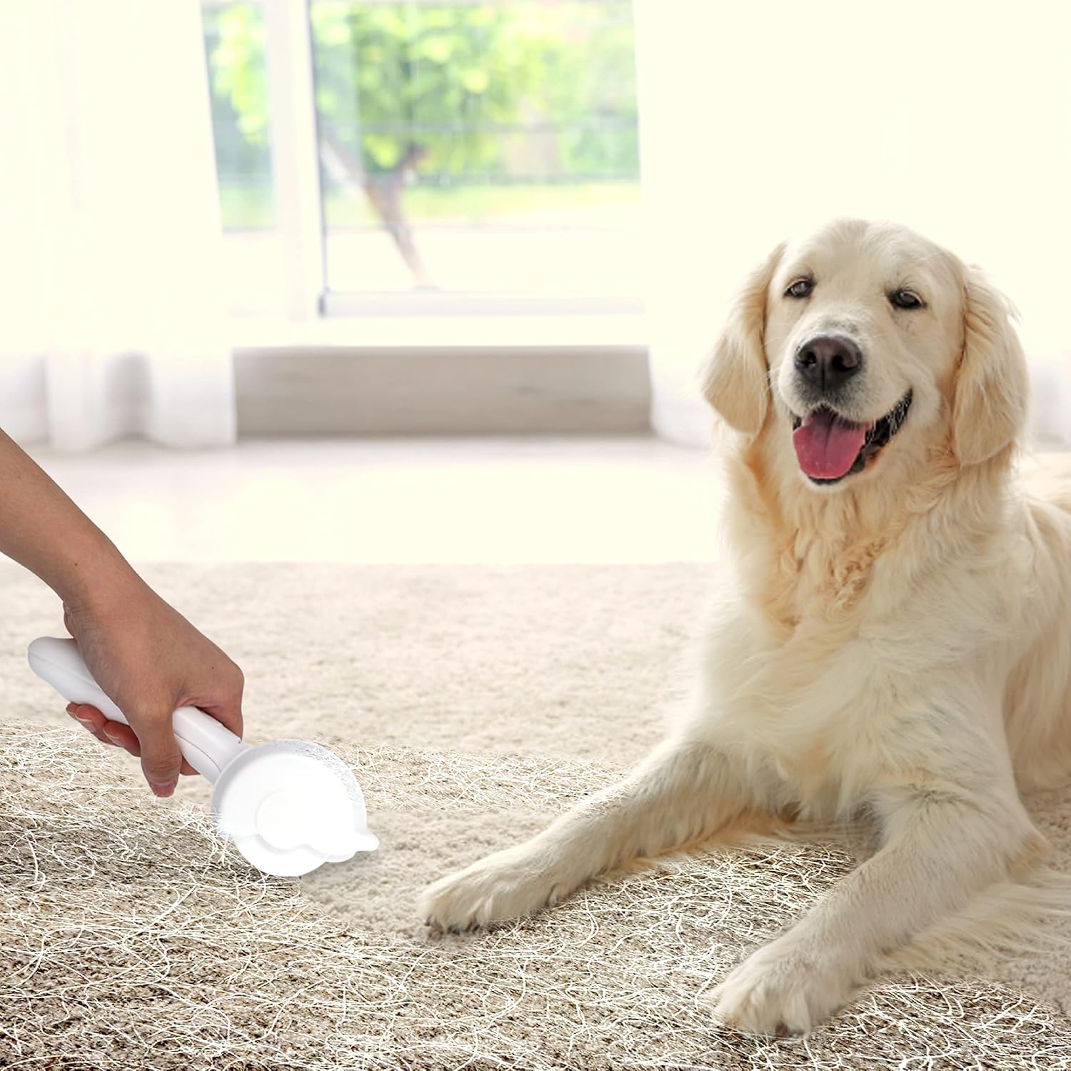 Pet Hair Lint Roller – Reusable, Removes Even the Invisible Dog & Cat Fur