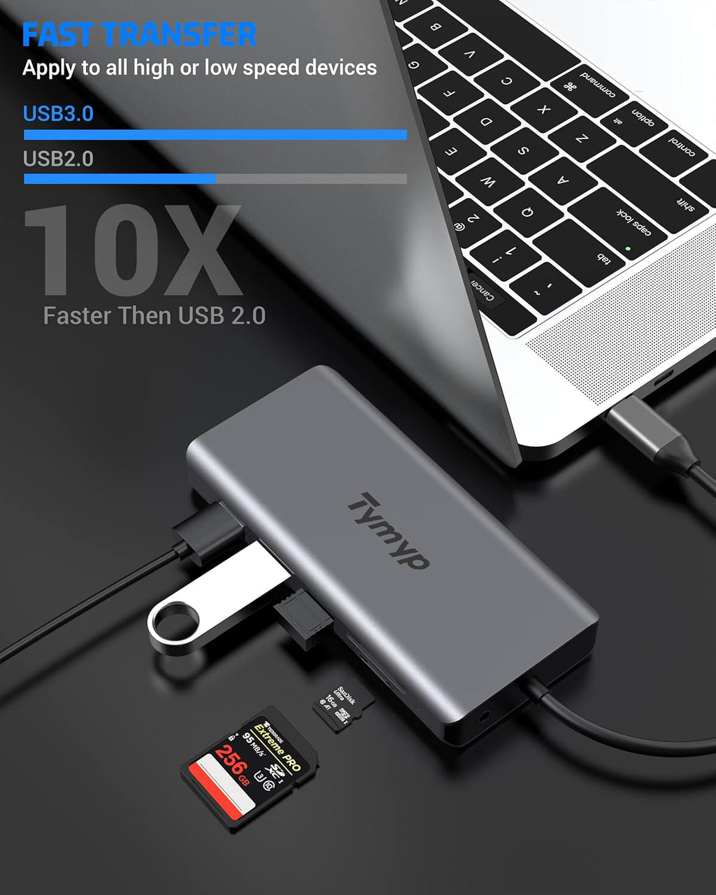 USB C Docking Station 12 in 1 Hub Triple Display Laptop Dock With HDMI USB VGA