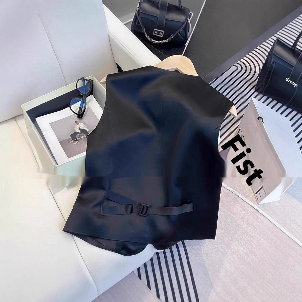 Ladies' Vest Sleeveless Fashion Casual All-matching