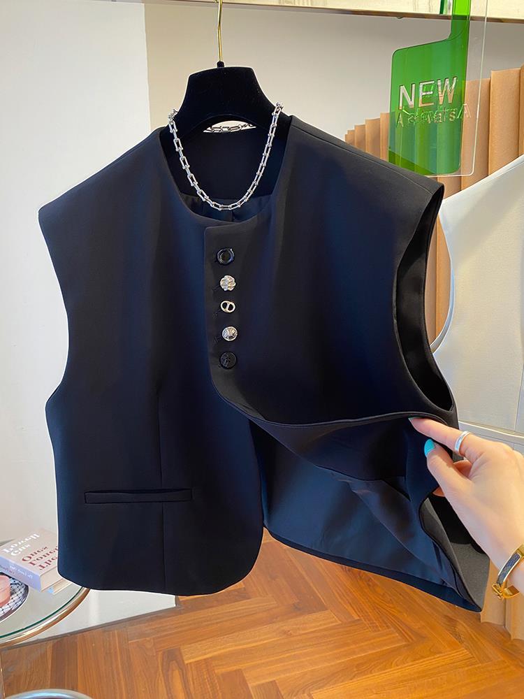 Loose-fitting Waistcoat Universal Bandage Dress