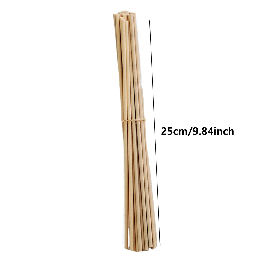 100Pcs Reed Diffuser Sticks Set 3mm 8inch Fiber Reed Diffuser Sticks Fragrance for Bedroom Office Bathroom Home