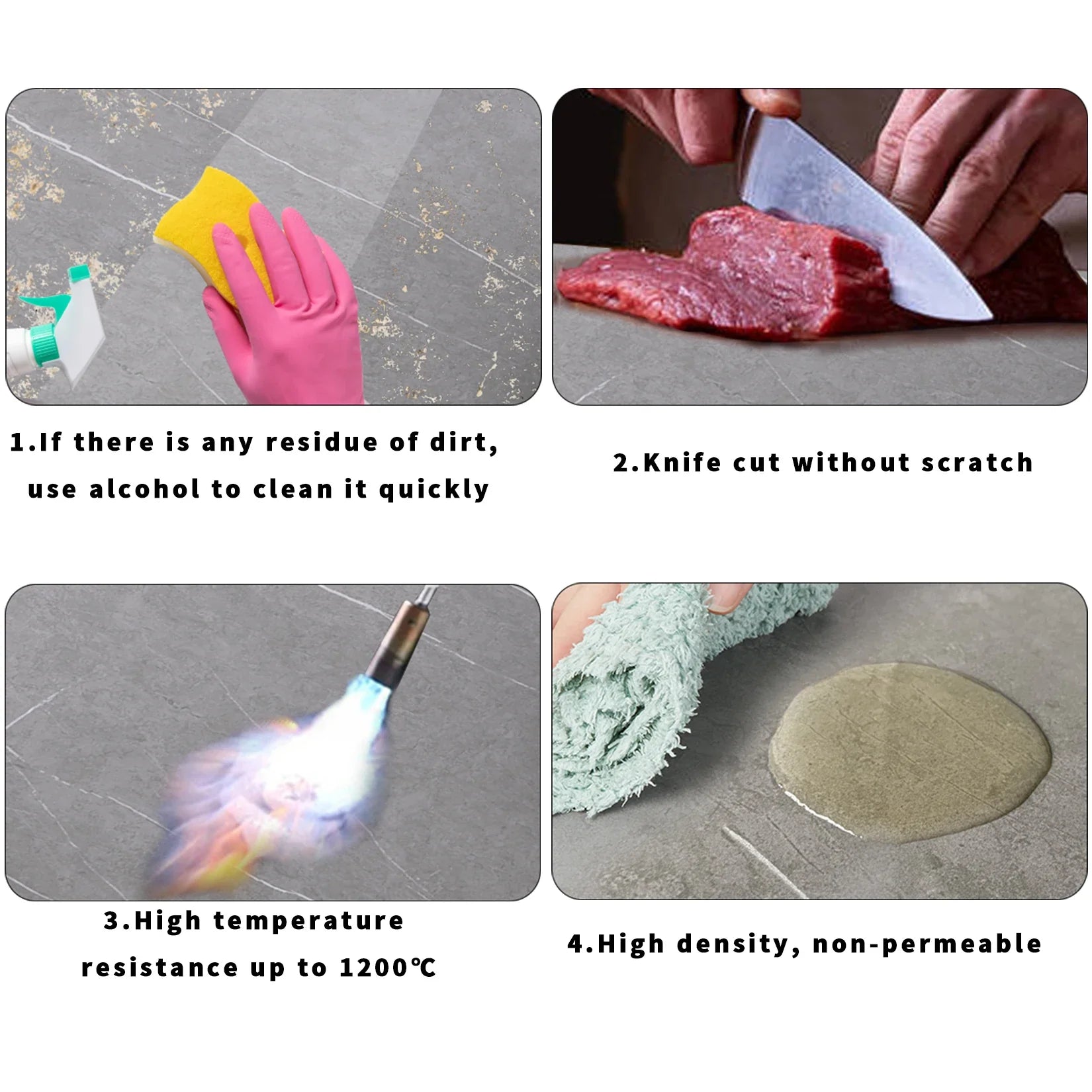 LUVODI Modern Set of 2 Living Room Round Center Table Furniture Marble Sofa Side Nesting Coffee Table with Metal Legs