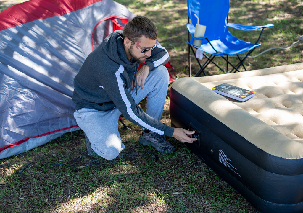 Inflatable Single High Raised Air Bed