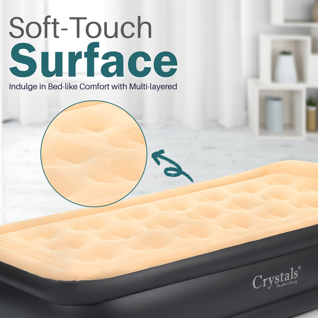 Inflatable Single High Raised Air Bed