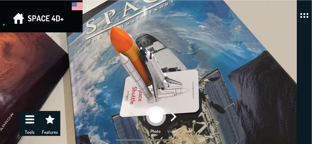 Space 4D+ Augmented Reality Cards