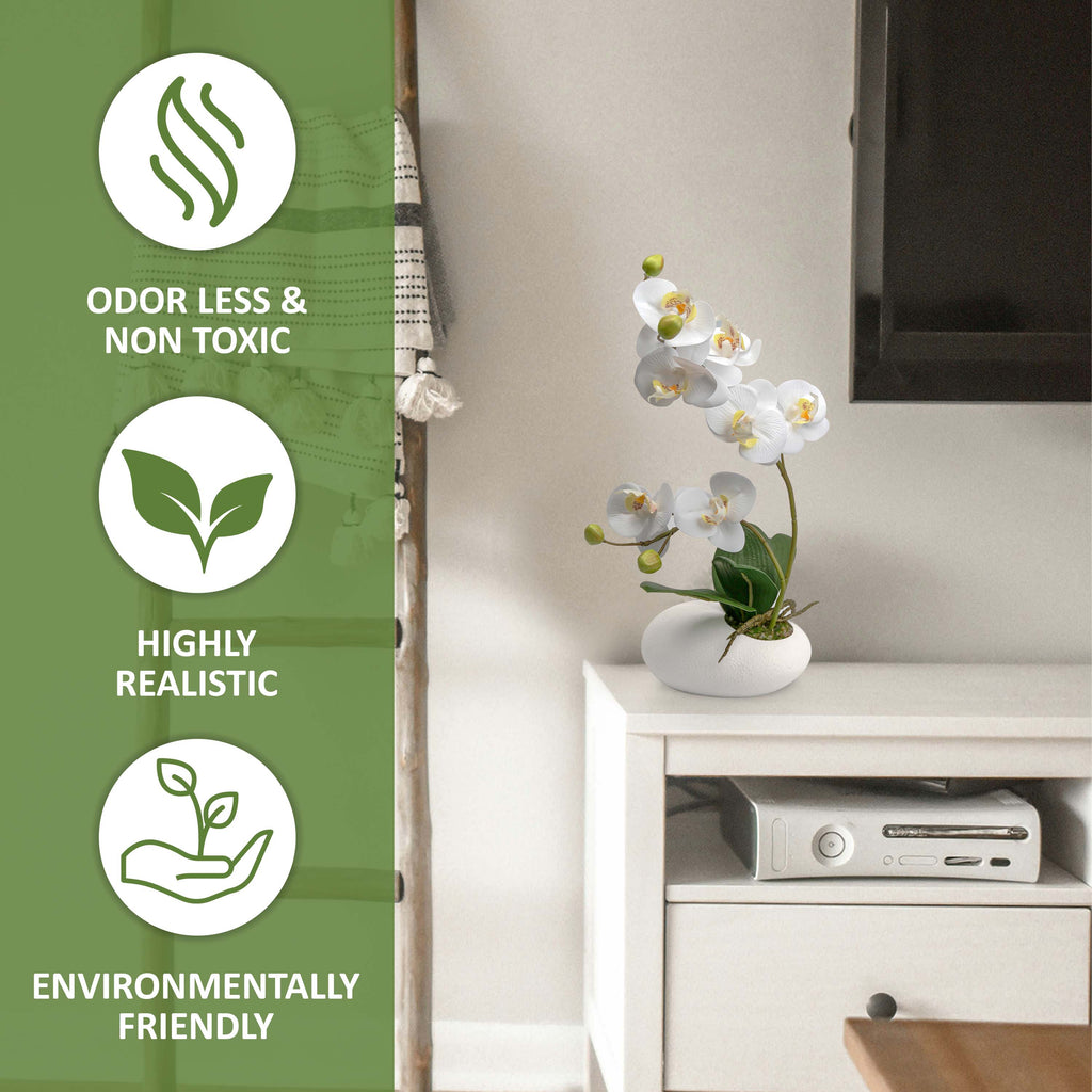 35cm Fake Silk Orchid Artificial Plant