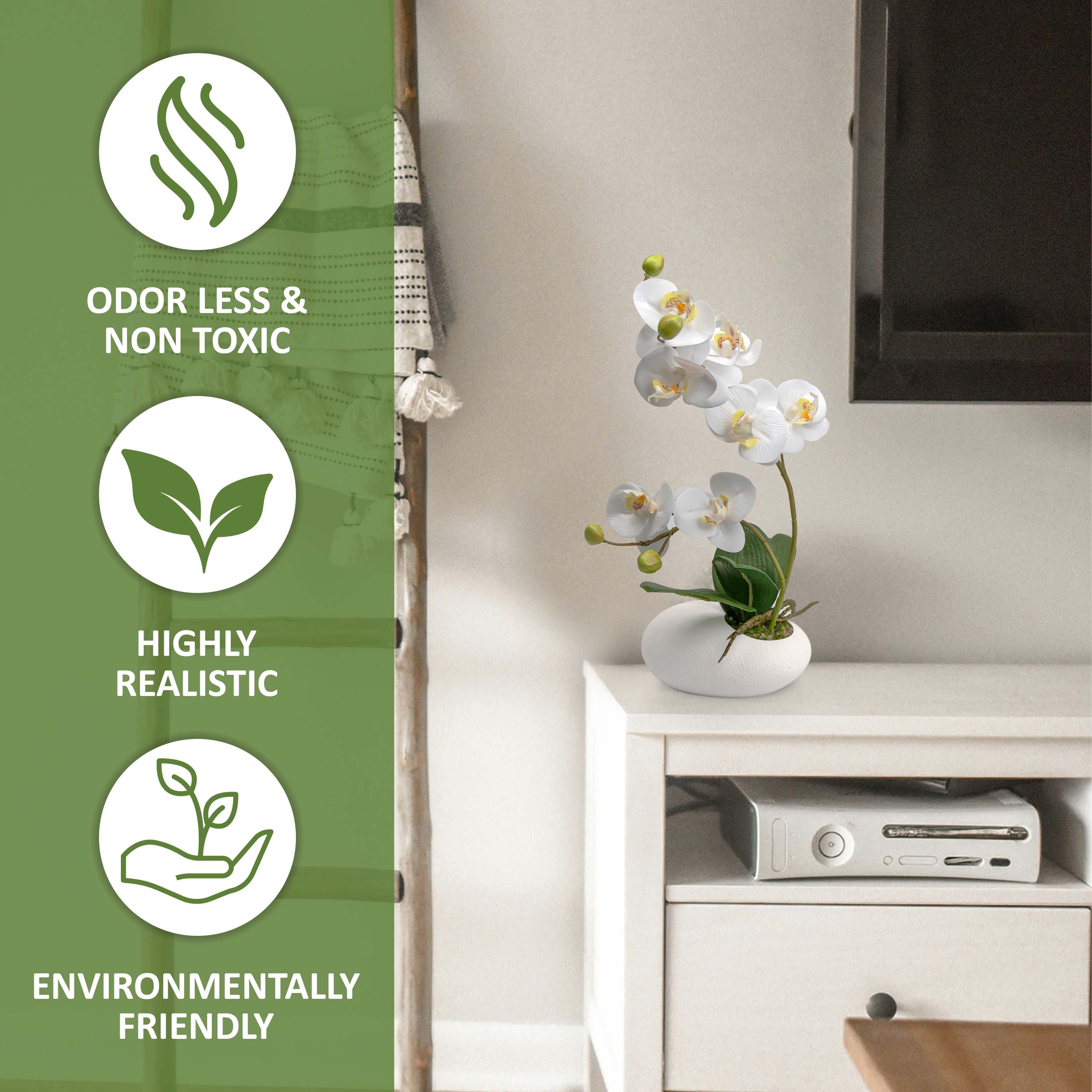 35cm Fake Silk Orchid Artificial Plant