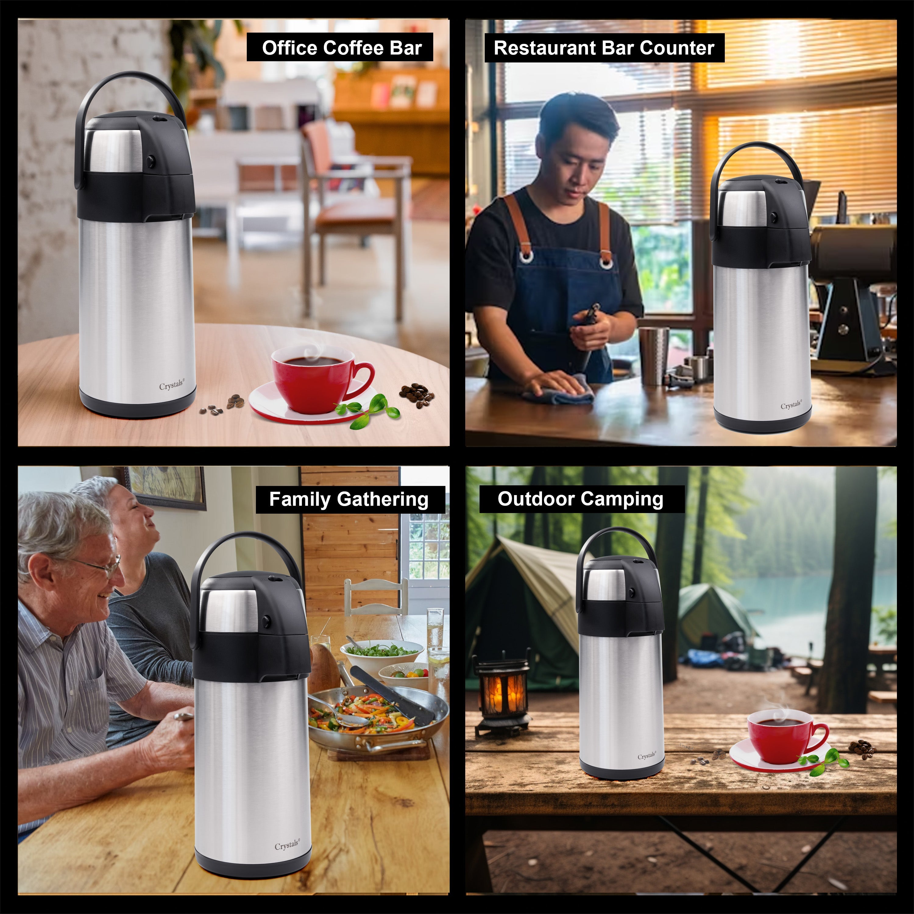 3L Stainless Steel Airpot Flask