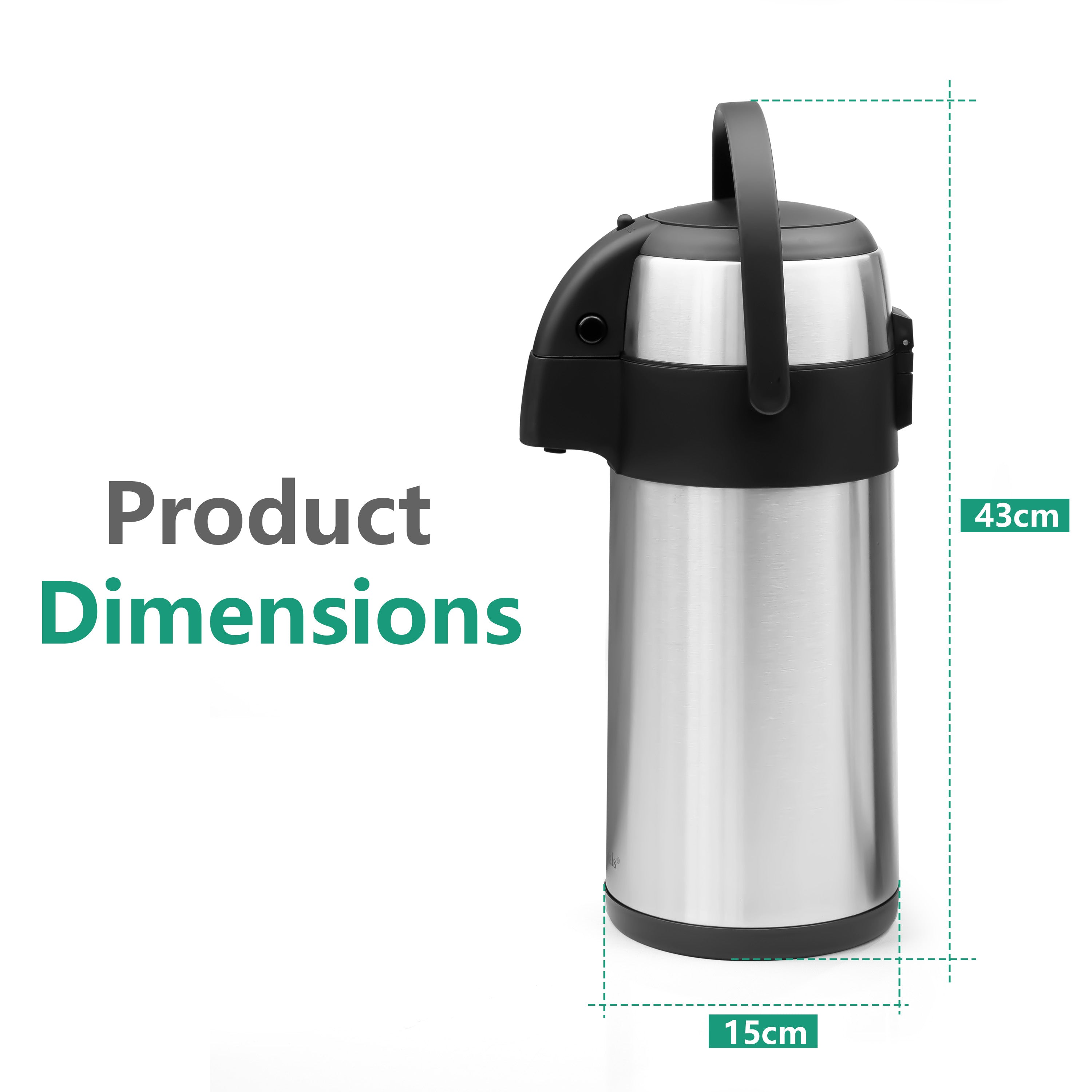 3L Stainless Steel Airpot Flask