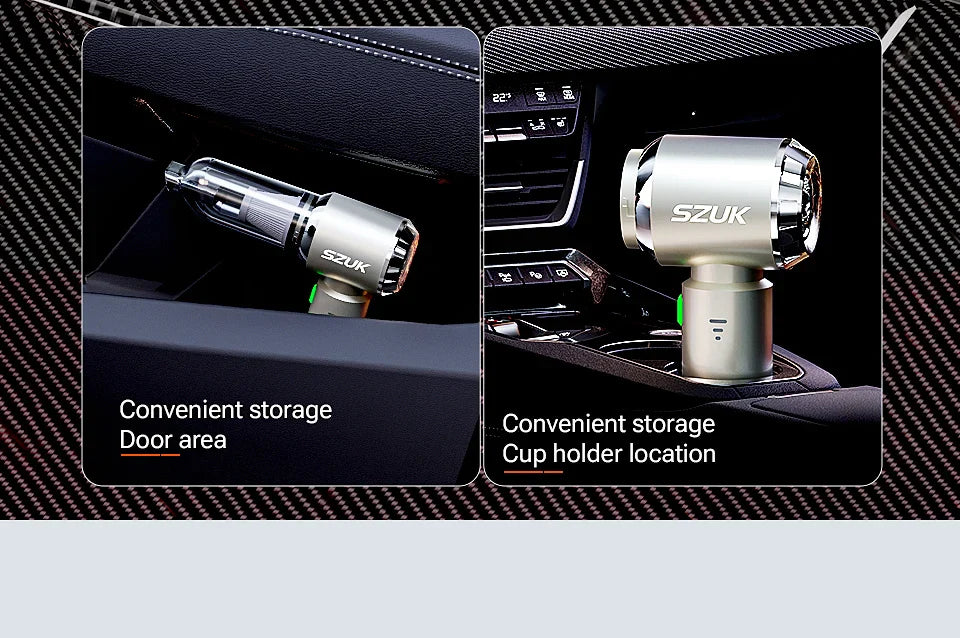 SZUK New Mini Car Vacuum Cleaner 985000Pa Wireless Vacuum Cleaner Powerful Suction Handheld Portable Vacuum Cleaner for car