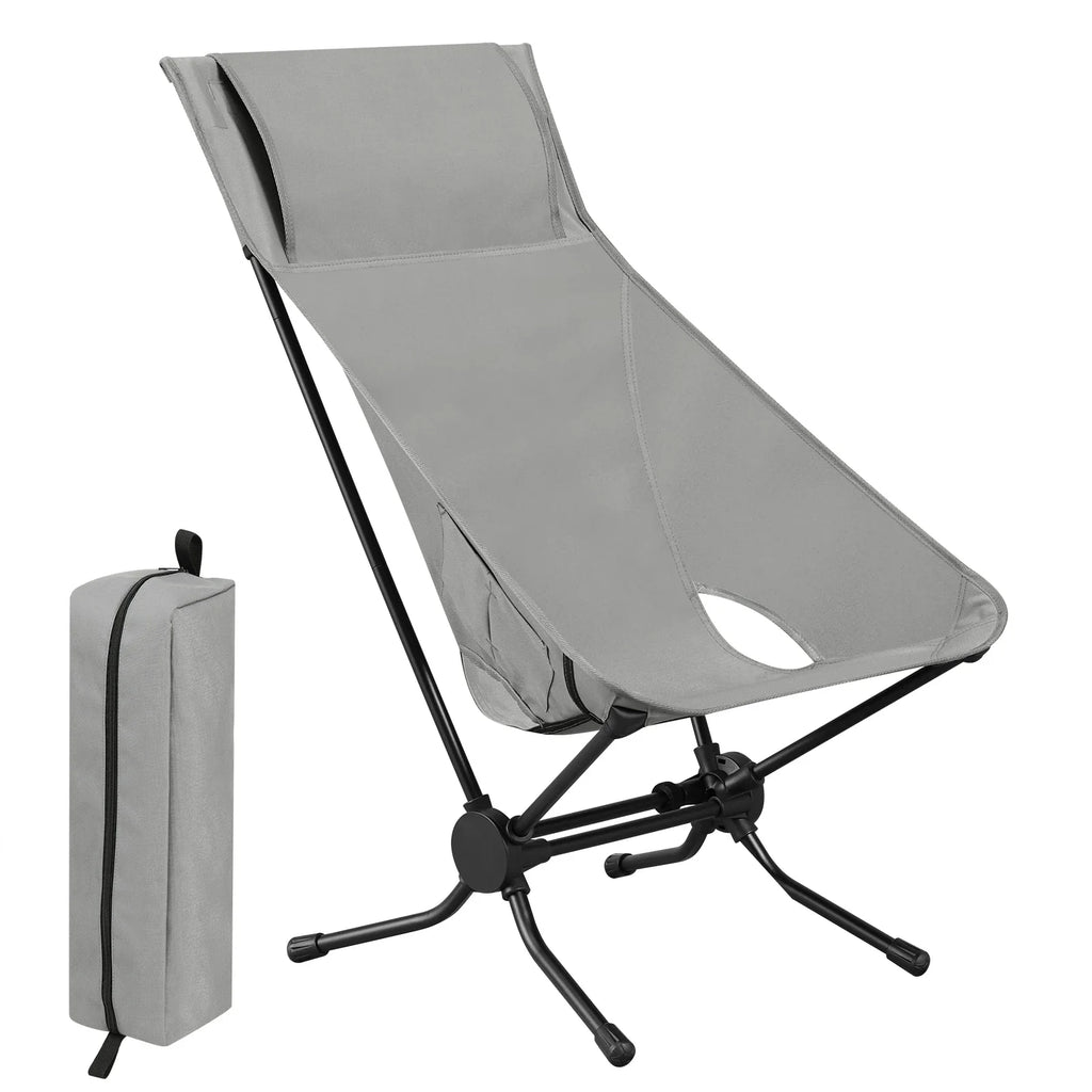 WOLTU Folding Camping Chair Ultralight Aluminium Outdoor Lounge Fishing Chair with Carry Bag for Outdoor Beach Garden BBQ Picnic