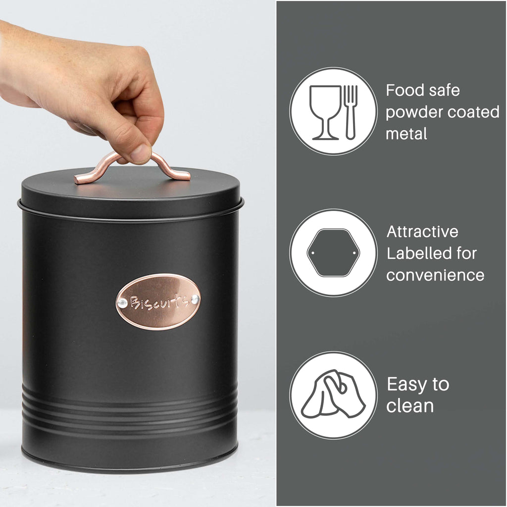 5 Pices Kitchen Food Storage Bread Bin