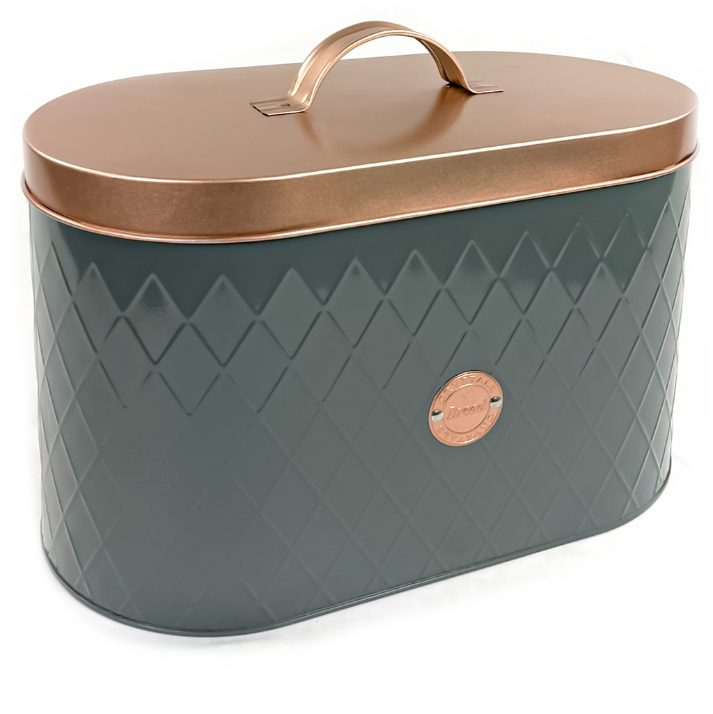 Classic Kitchen Sealed Handle Lid Bread Bin