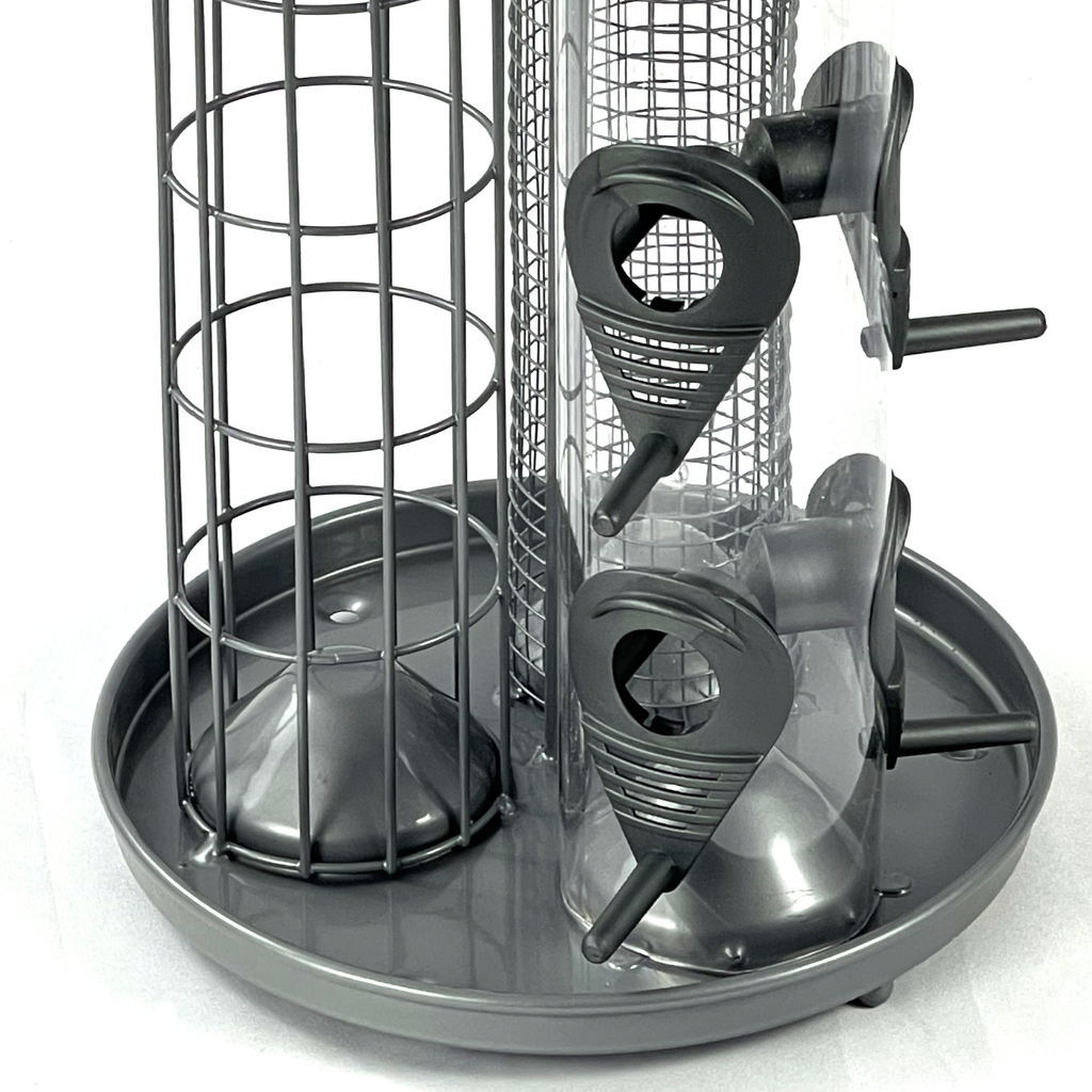 3 in 1 Bird Feeder - Seeds, Nuts & Fat Ball