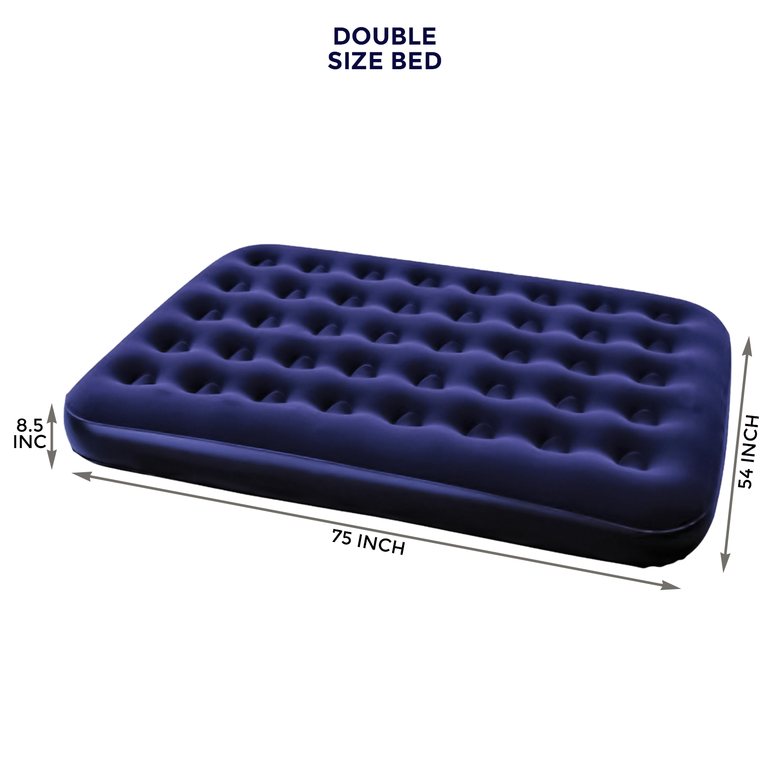 Crystals Single/Double Inflatable Air Mattress Blow Up Bed Airbed