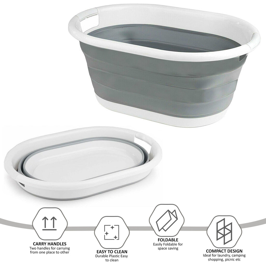 Collapsible Laundry Basket Storage Bin