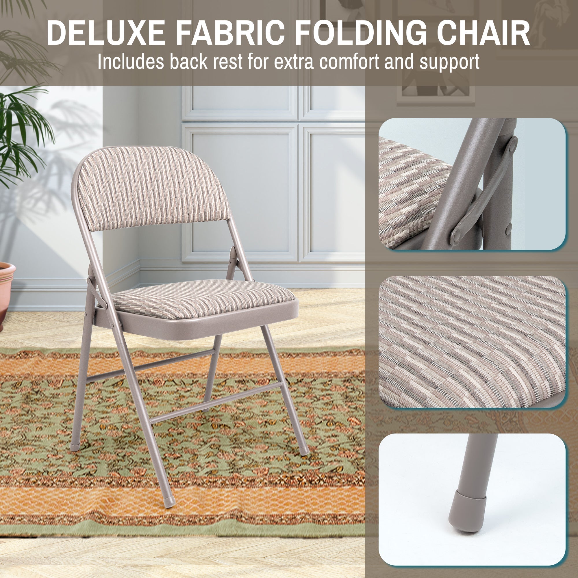 Folding Deluxe Office Back Rest Chair