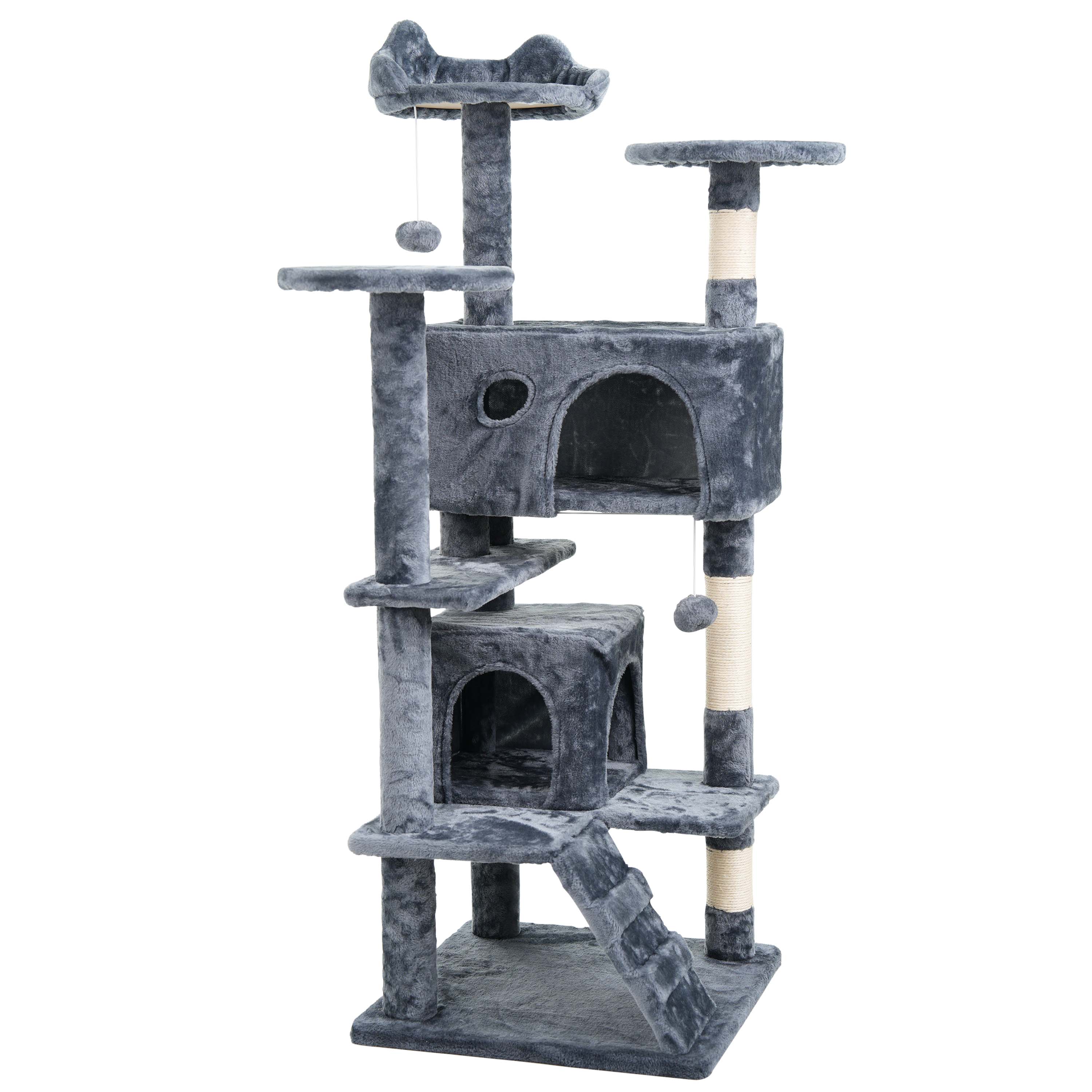 138cm Large Cat Tree Multilevel Scratching Post