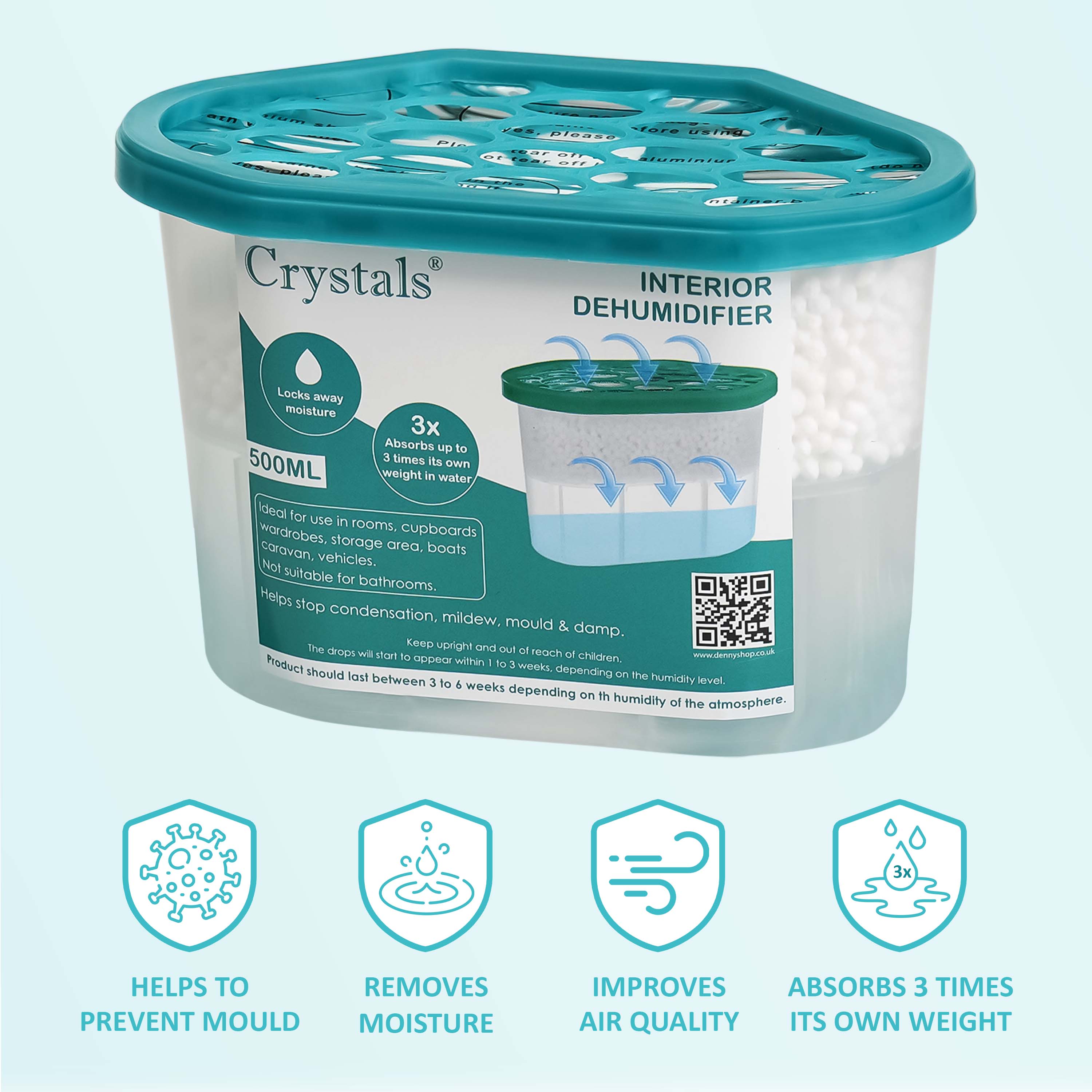 Interior Dehumidifier Disposable Moisture Absorber